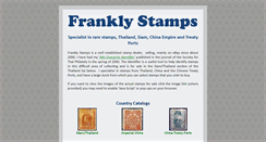 Desktop Screenshot of franklystamps.com